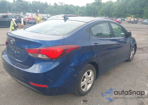 2015 Hyundai Elantra Se из США, поврежденный, VIN 5NPDH4AE2FH575899